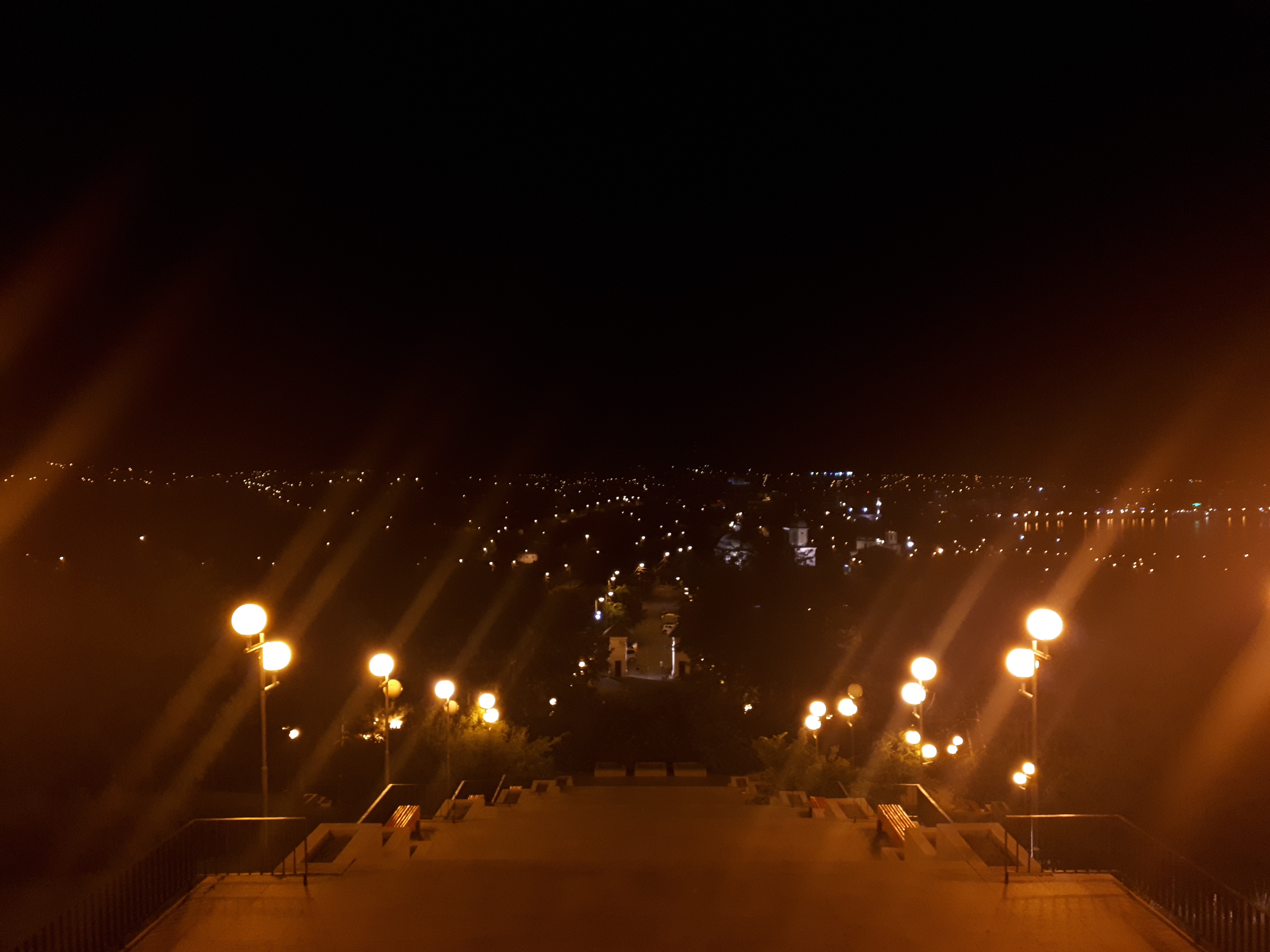 루마니아 툴체아 전몰용사 기념비에서 바라본 툴체아