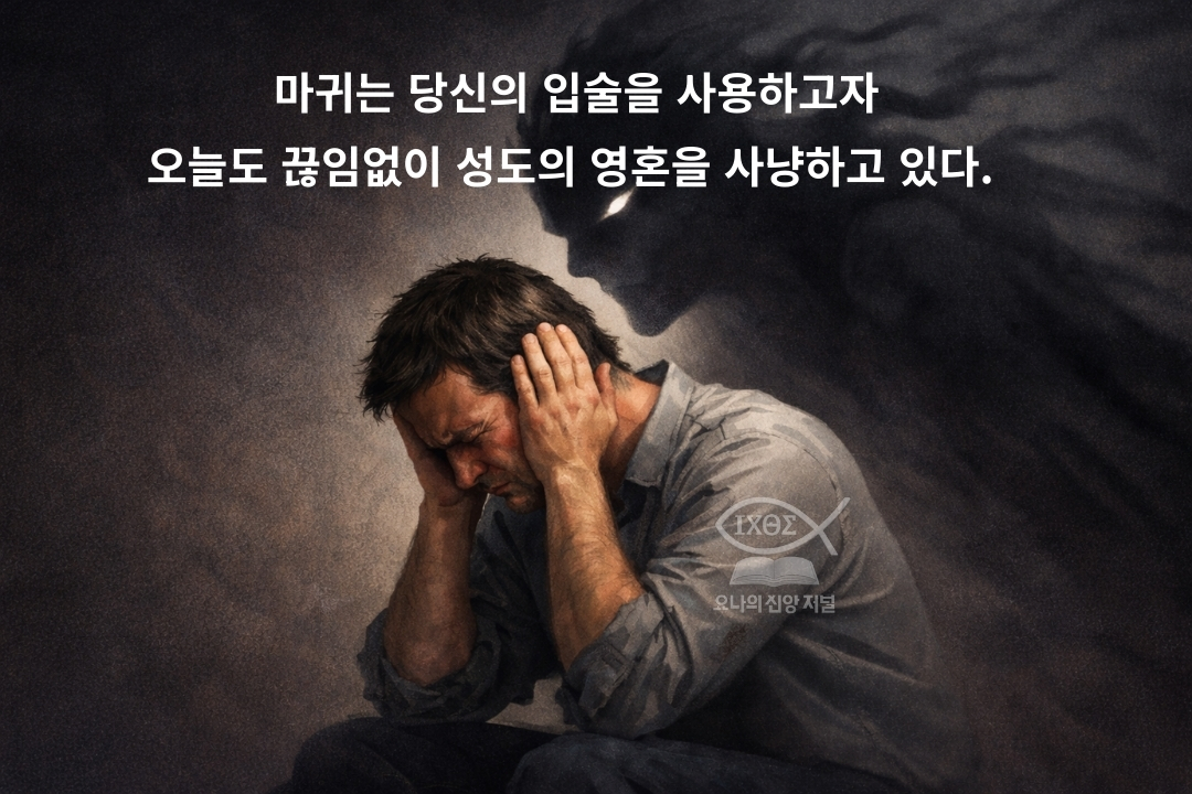 정죄하지 않는 진리는 참소의 속삭임을 막는 기도와 정죄를 끊어내는 복음의 강력한 통치 질서를 나타낸다 요나의 신앙 저널