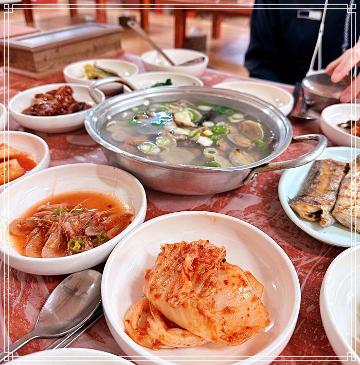 목포, 목포역 맛집 아침식사, 백반, 바지락탕