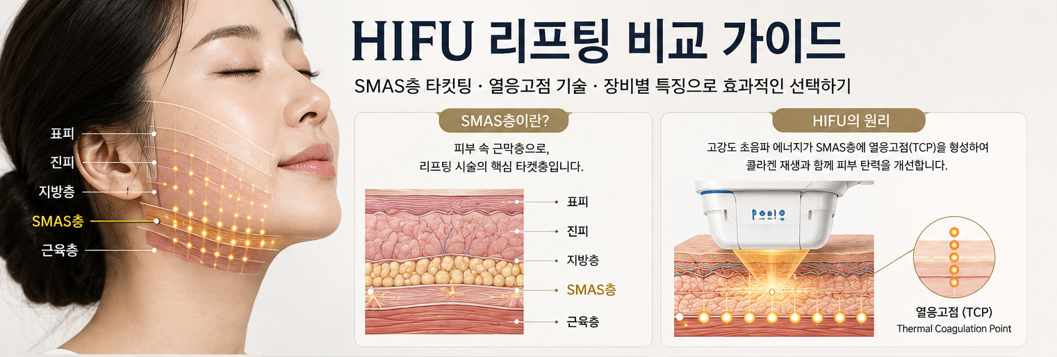 HIFU 리프팅 비교 가이드