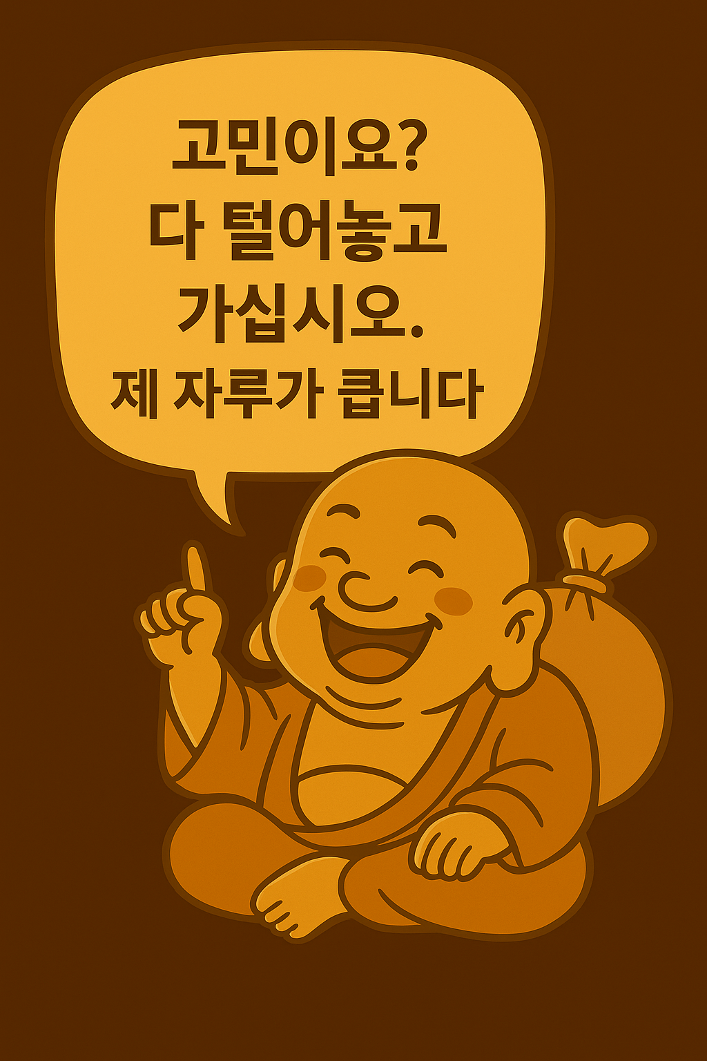 현대인 고민 상담소(5) 포대화상에게 묻다
