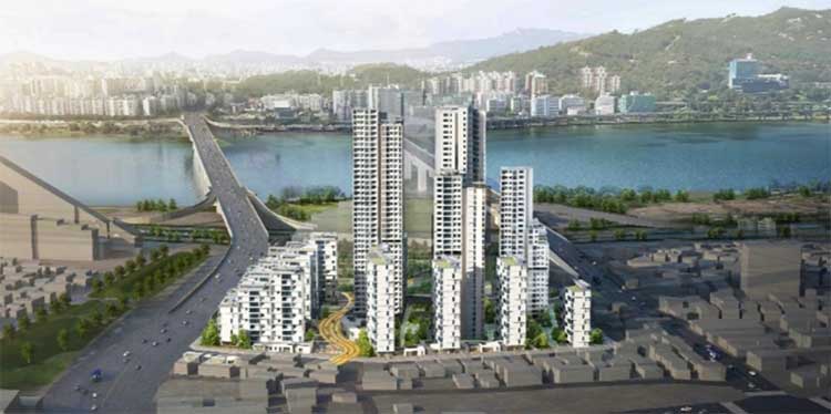 천호 A1-2구역 투시도