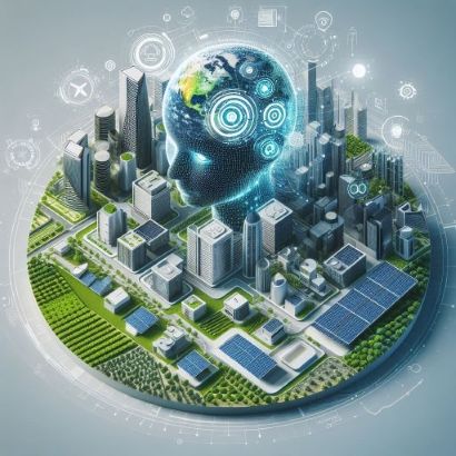 스마트 건축 기술과 지능형 건물 시스템 이미지