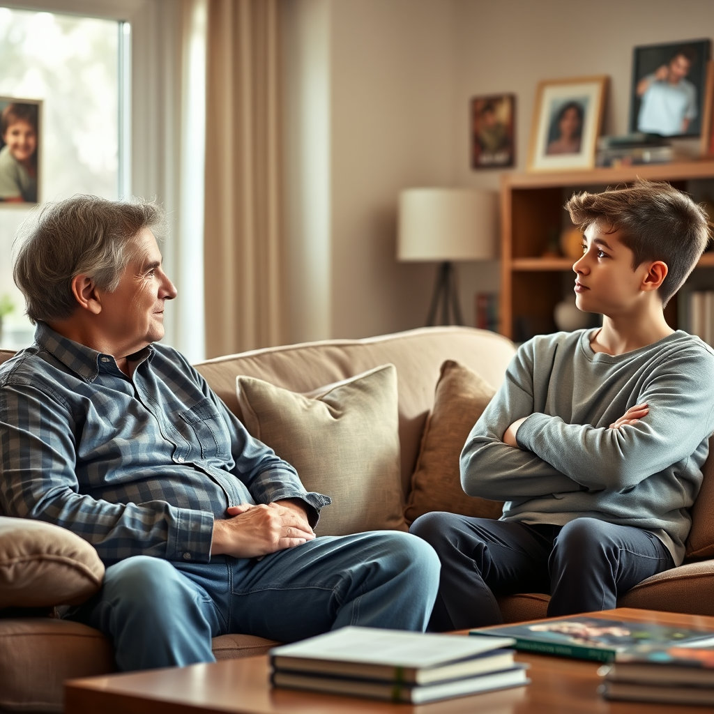 사춘기아이와 대화