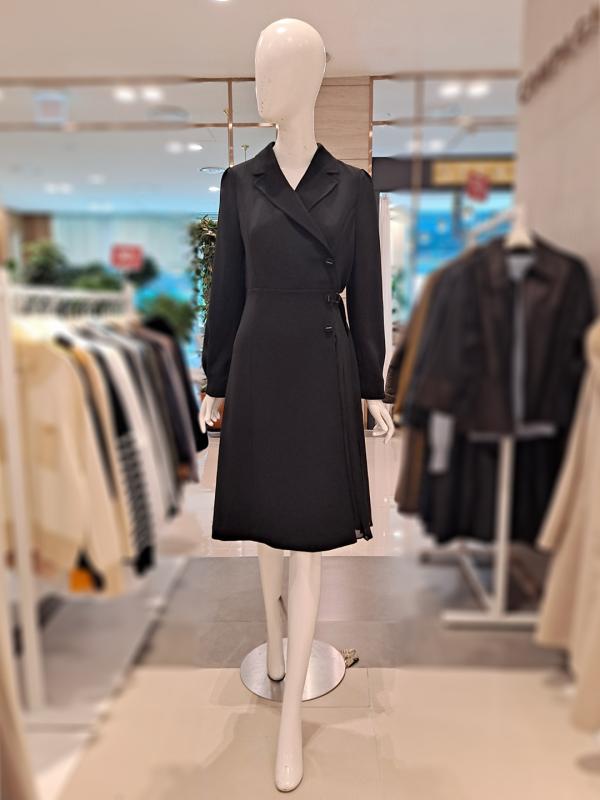 꼼빠니아 플리츠 포인트 원피스 CACW9-WOP030