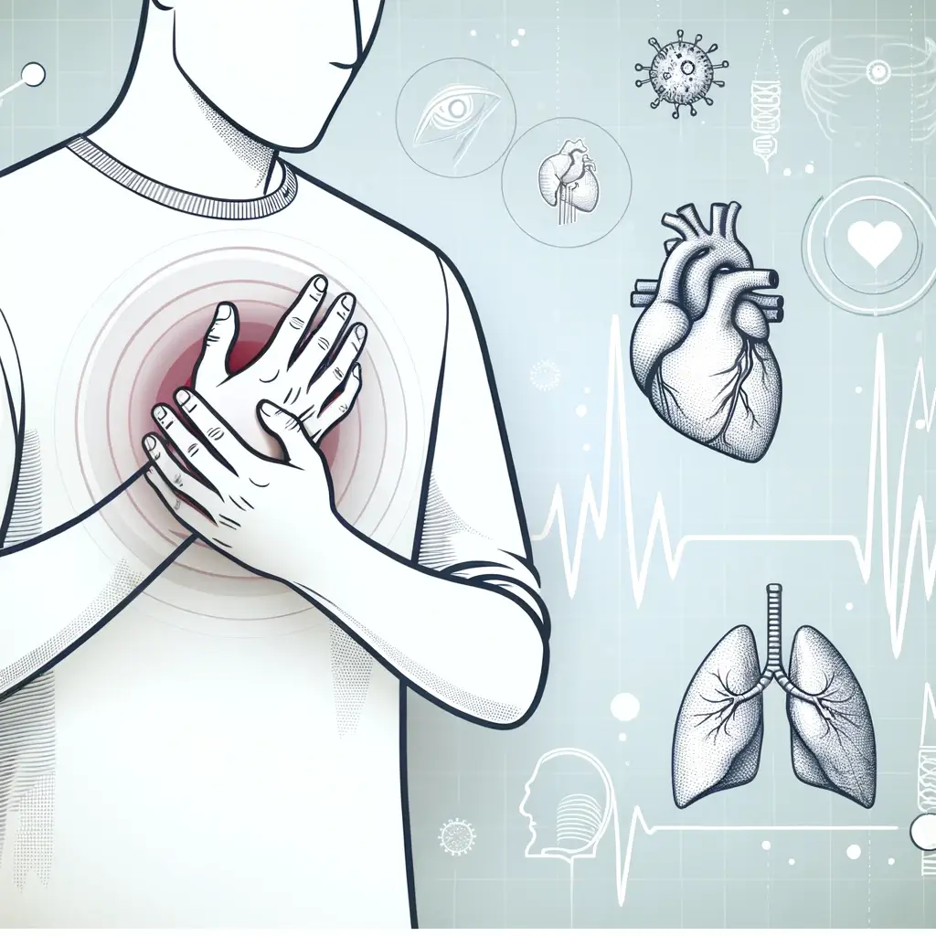 오른쪽 가슴 통증 원인과 증상