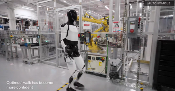 테슬라가 자사의 소셜미디어 X를 통해 공개한 휴머노이드 로봇 ‘옵티머스