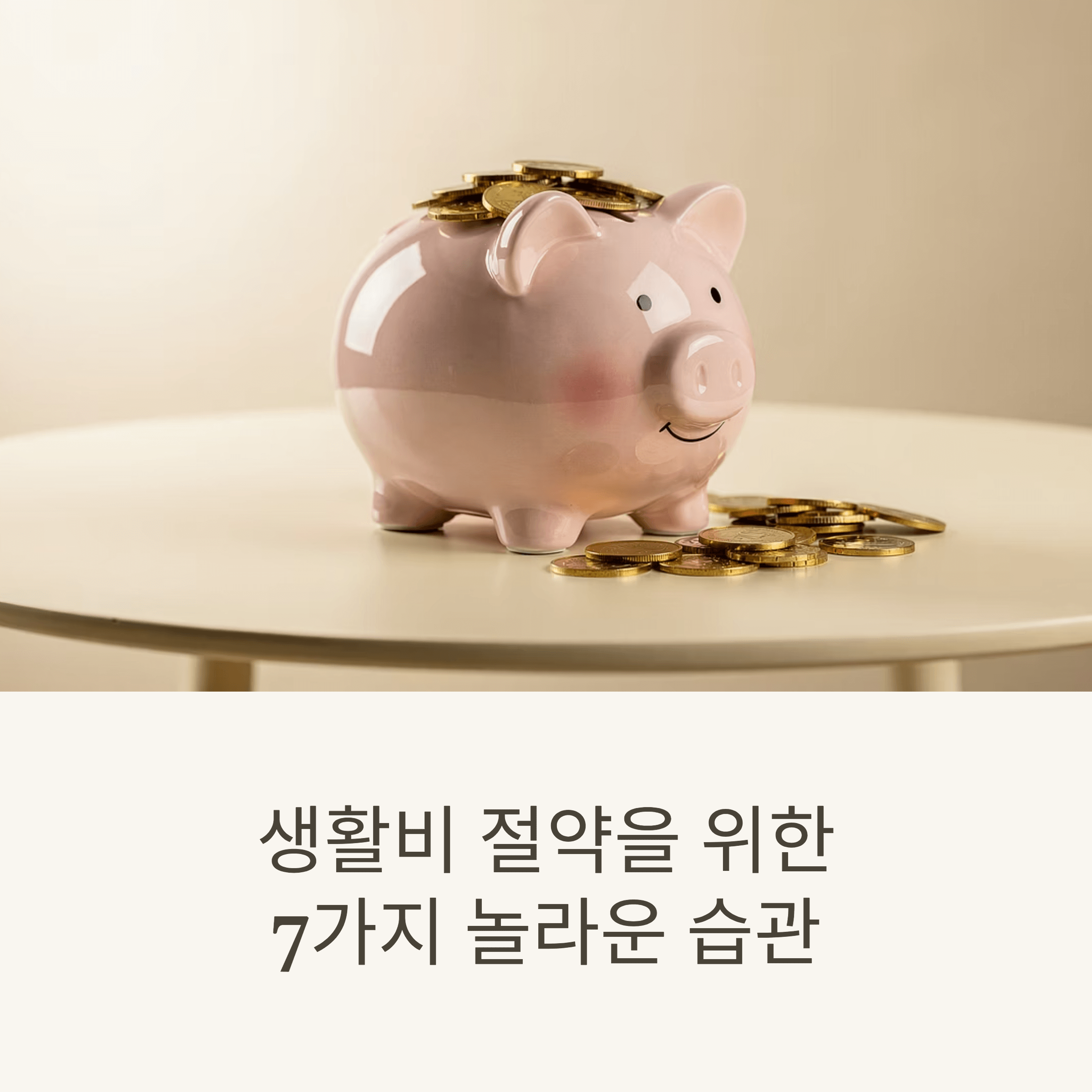 생활비 절약을 위한 7가지 놀라운 습관