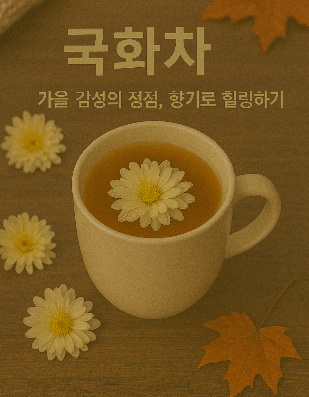 국화차 &ndash; 가을 감성의 정점, 향기로 힐링하기