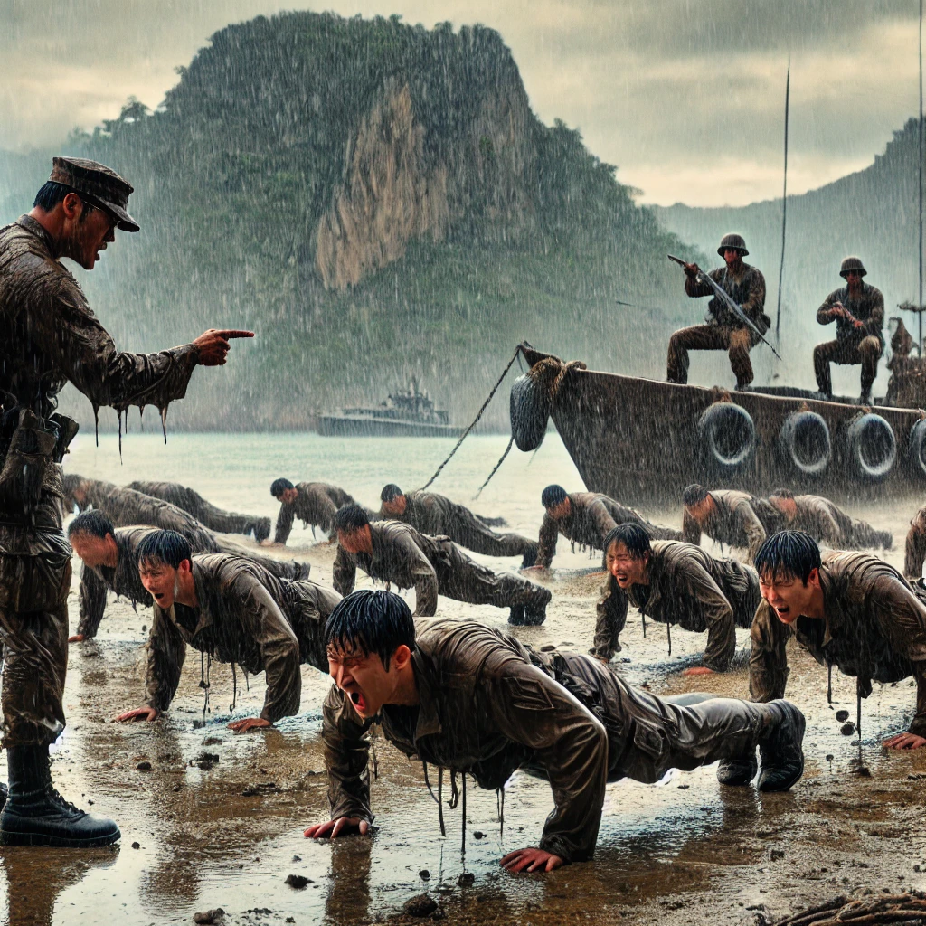 영화 <실미도> 묘사