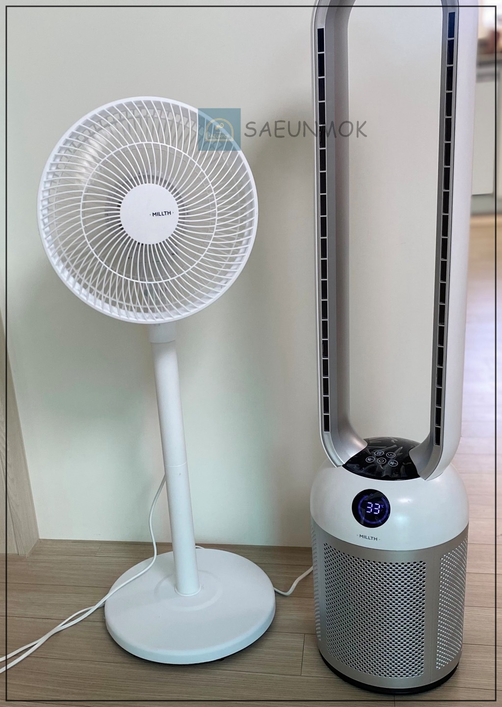 밀스-날개-없는-선풍기와-미니-서큘레이터
