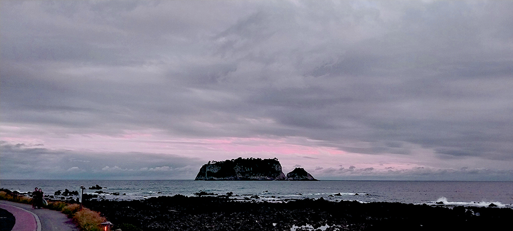 제주 법환바다 일출