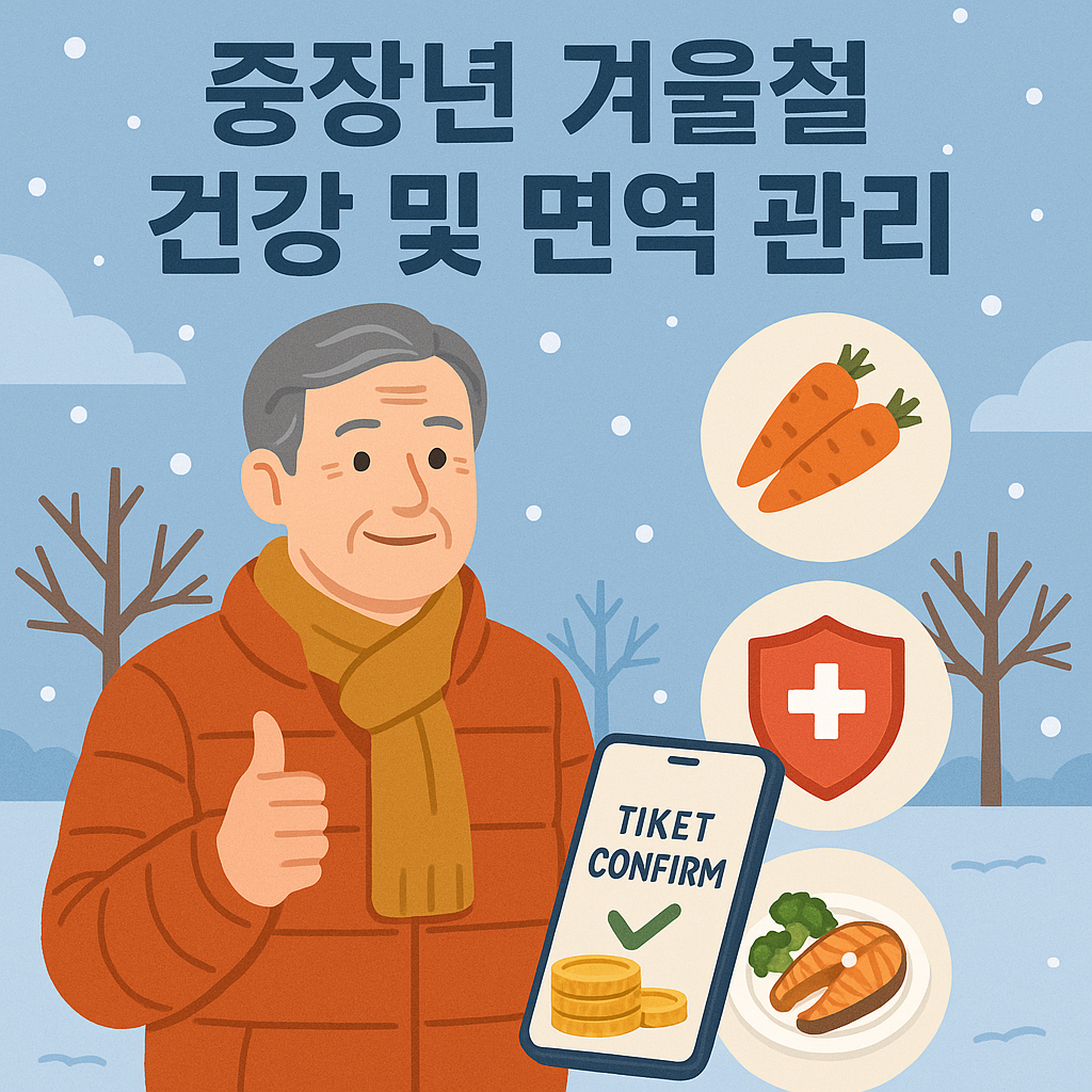 중장년겨율관리 (건강, 면역, 식단)