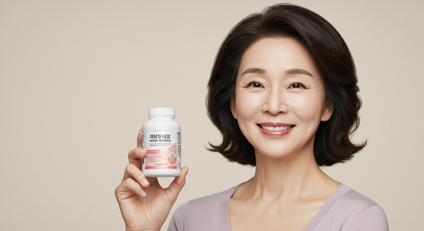 현명한 소비로 건기식을 선택한 여성