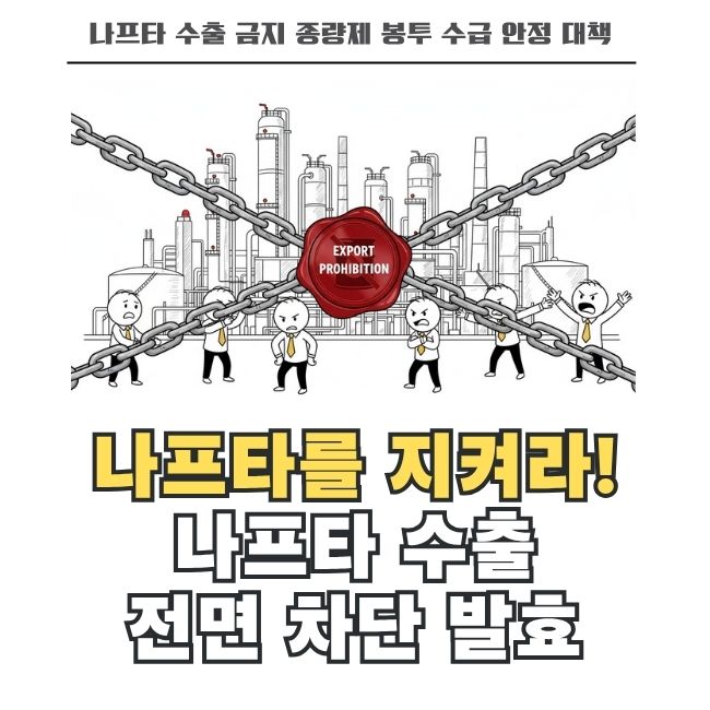 나프타 수출 금지와 종량제 봉투 수급 전망