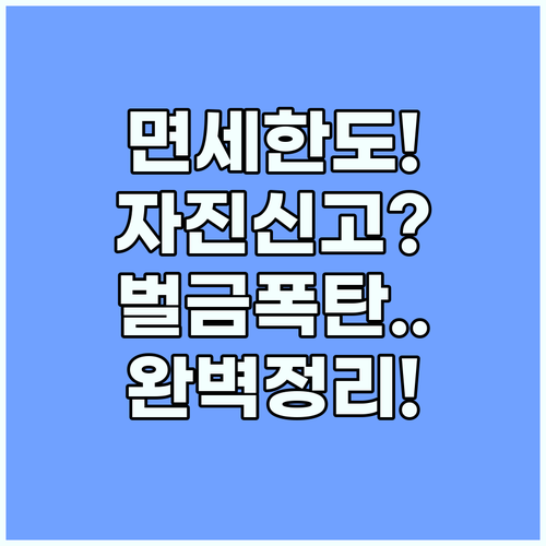 해외여행 면세 한도와 정직한 세관 신..