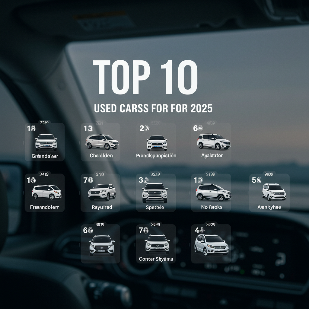 2025 인기 중고차 TOP 10 – 시세와 장단점