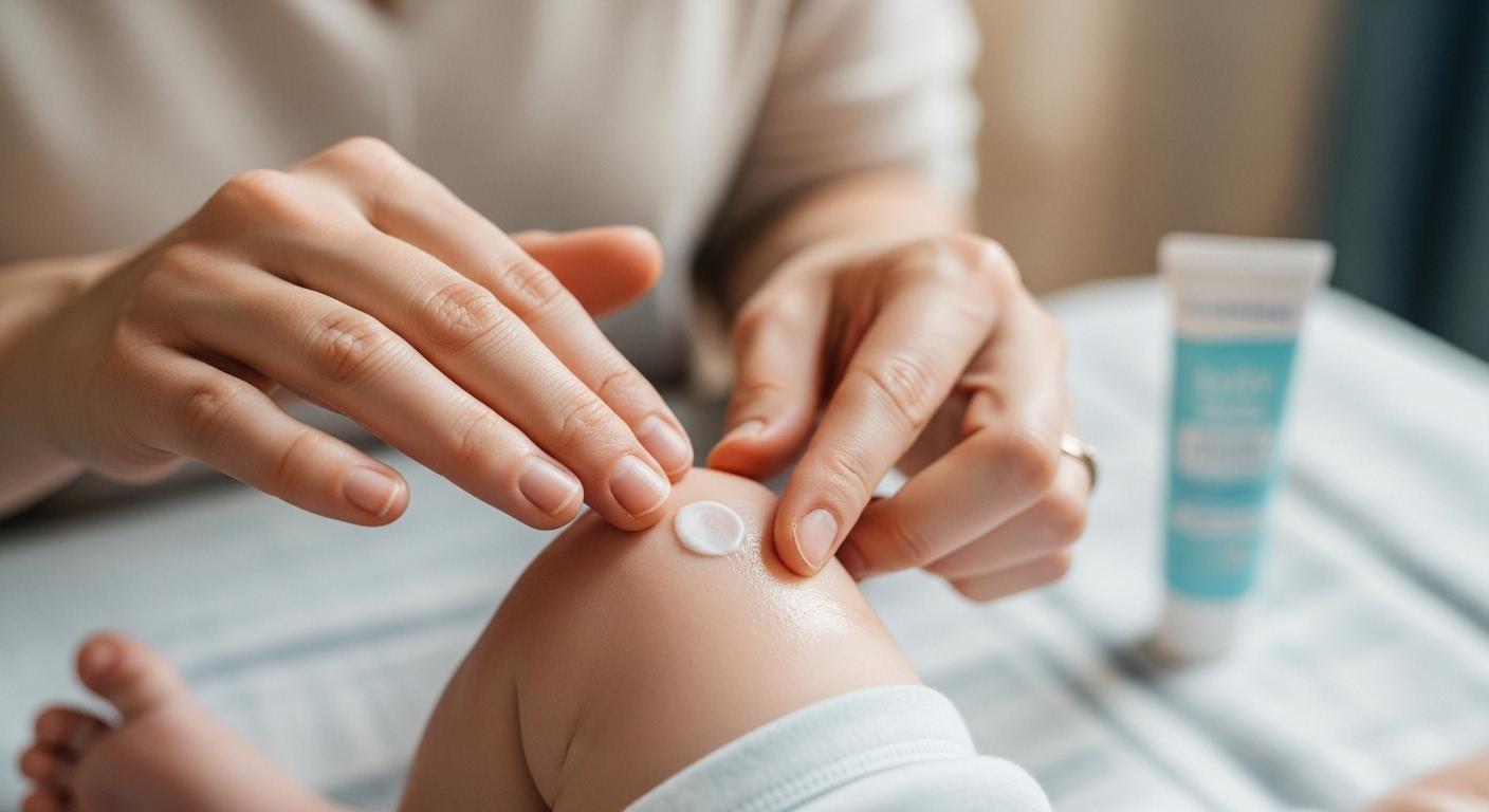 아기 피부 연고 로션