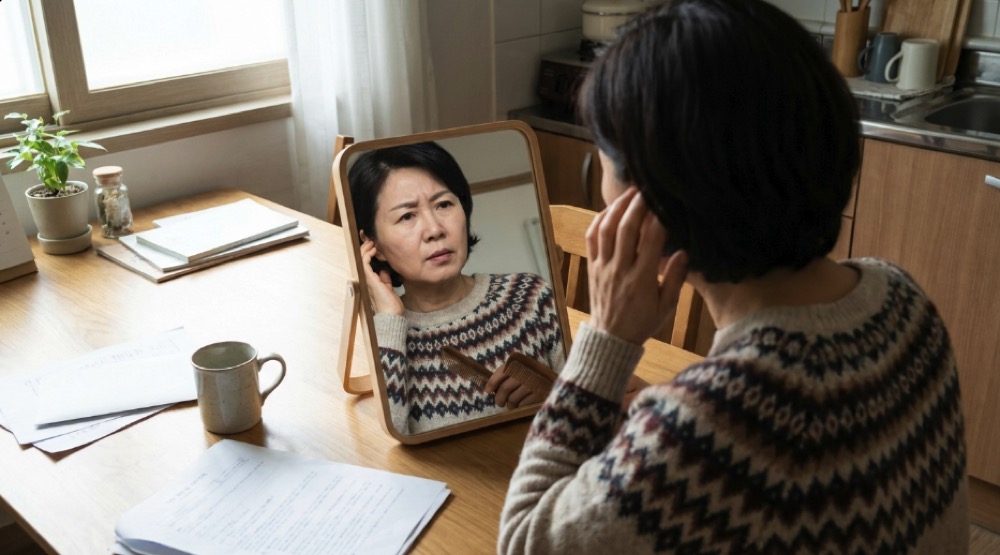 좌우 비교 중
