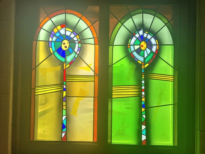 대전 옥계동성당 스테인드글라스