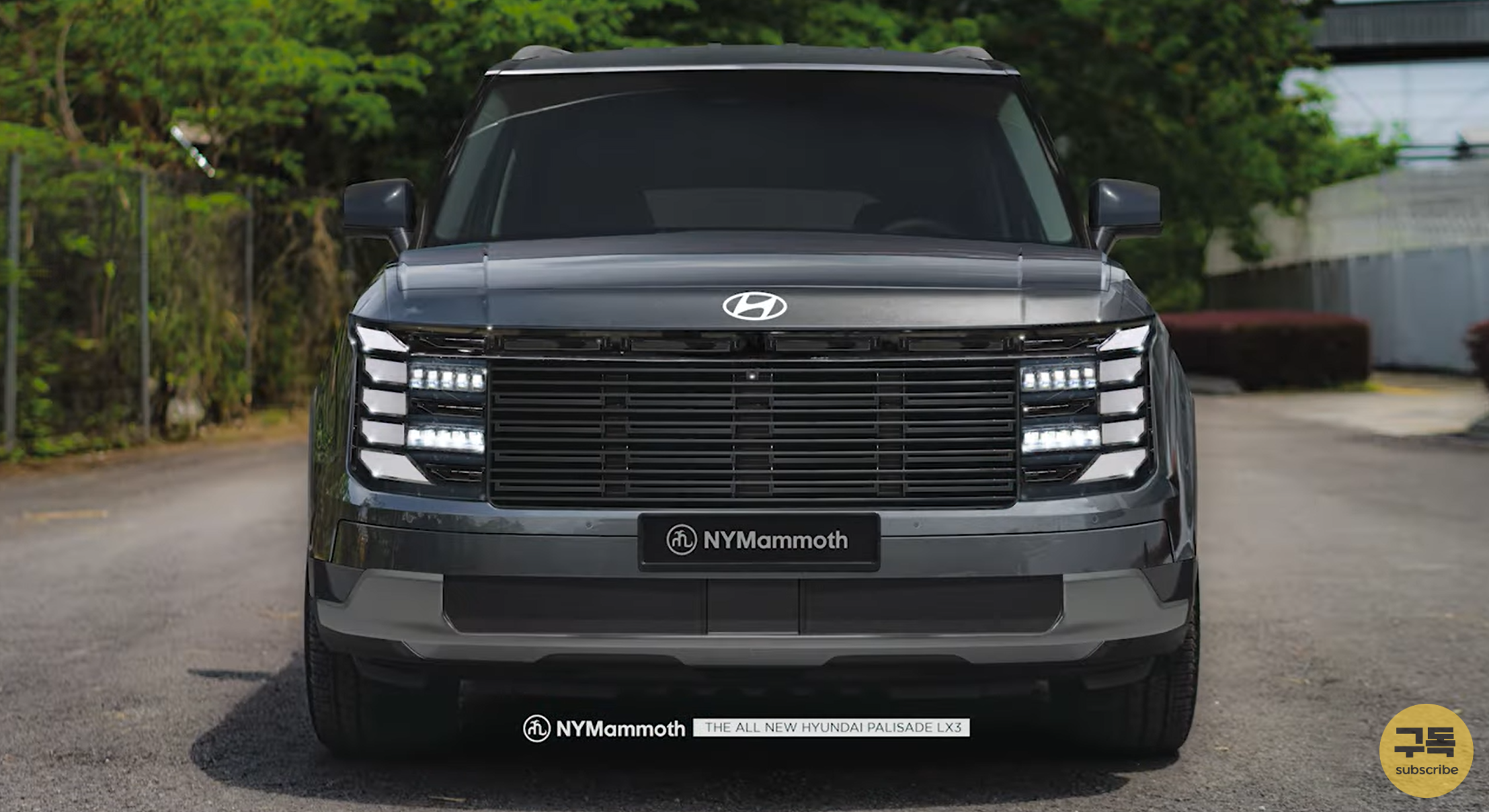 현대자동차 팰리세이드 풀체인지(LX3) 예상도