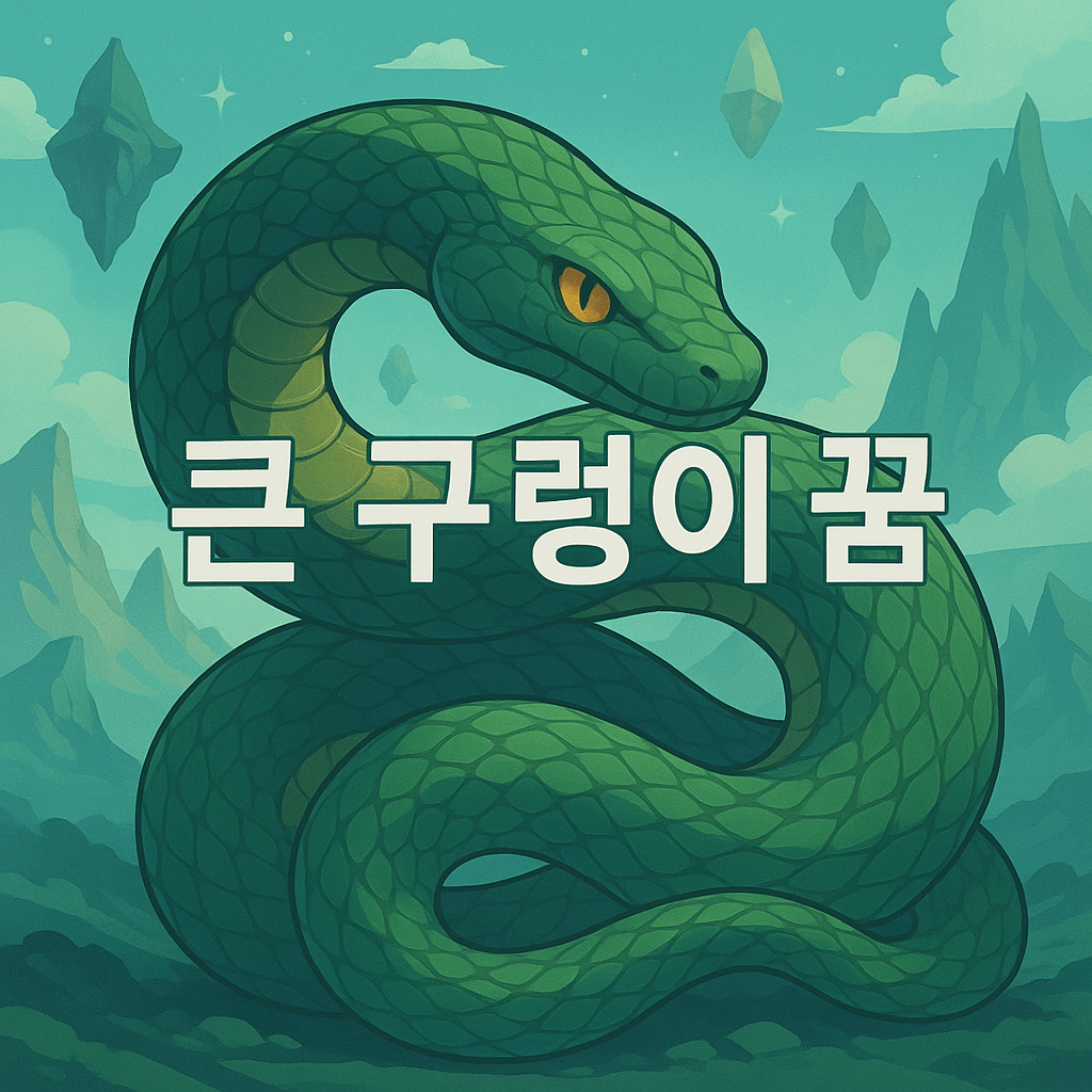 큰 구렁이 꿈 해몽