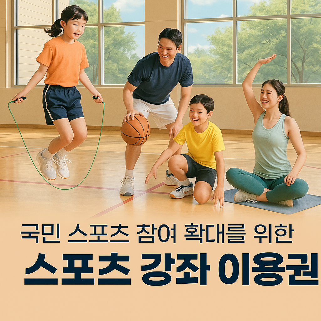 스포츠 강좌 이용권