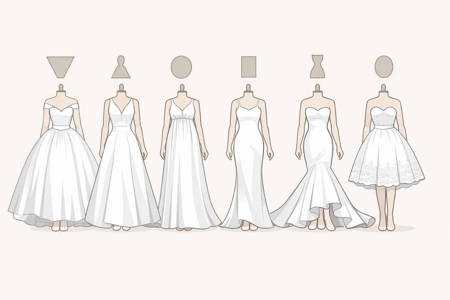 체형별 웨딩 드레스 종류