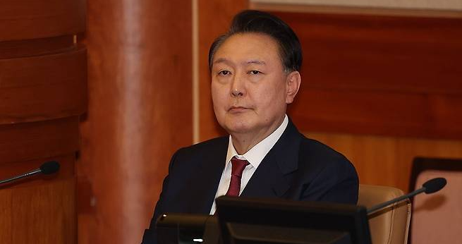 윤석열 대통령 모습