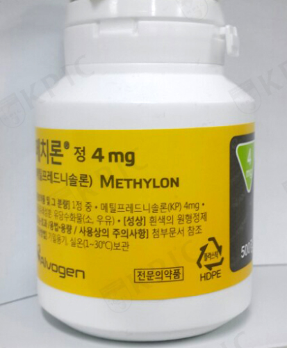 메치론정4mg 상품 출처 약학정보원
