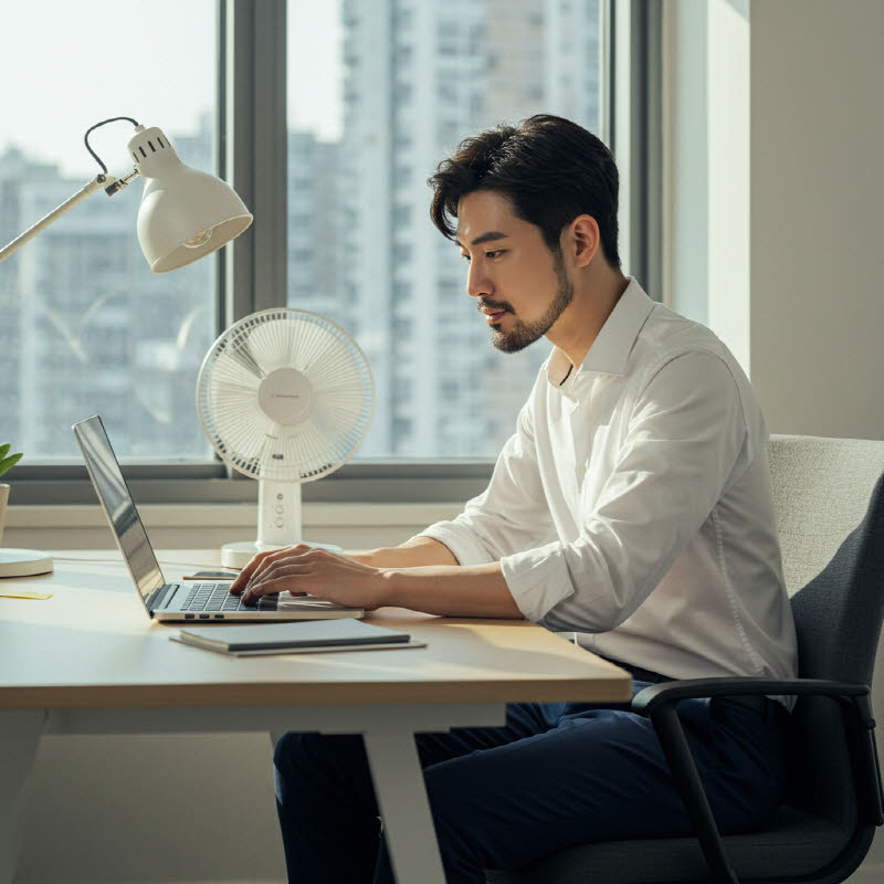 탁상용 미니 선풍기