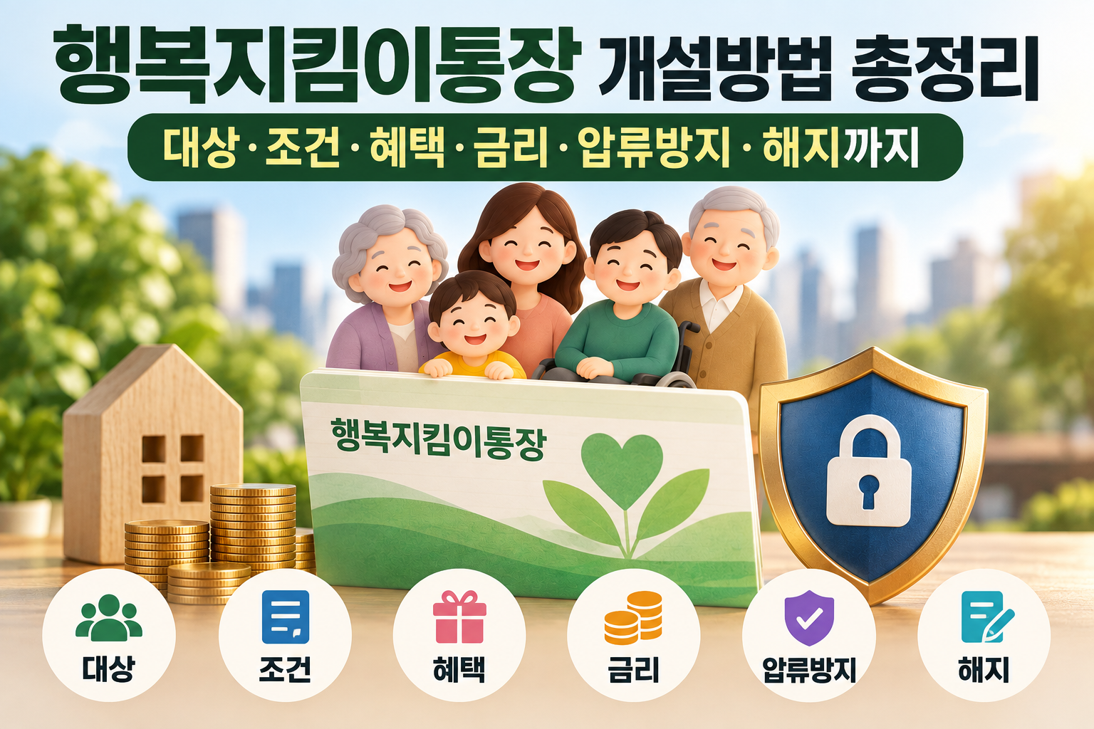 행복지킴이통장 개설방법 총정리｜대상&middot;조건&middot;혜택&middot;금리&middot;압류방지&middot;해지까지 관련 사진