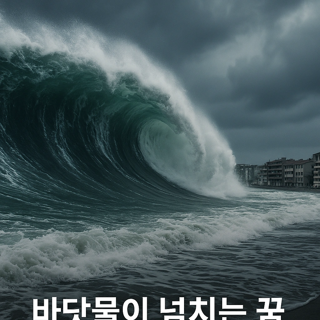 바닷물이 넘치는 꿈