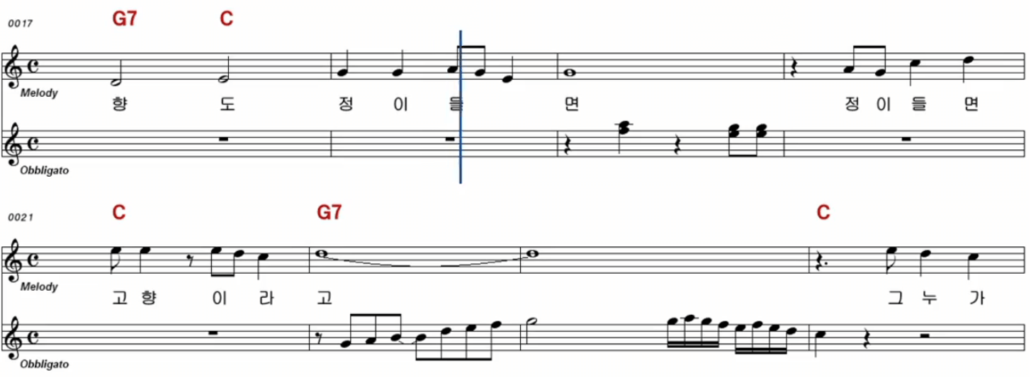 김상진 고향이 좋아 악보