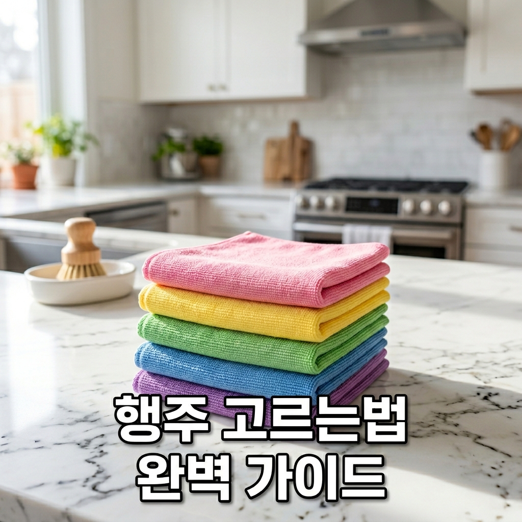 행주 고르는법 냄새 문제