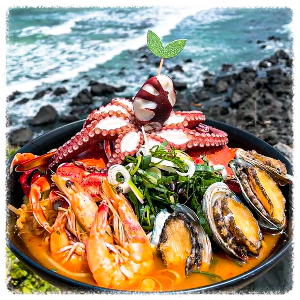 조각가 해물라면 바다보는날