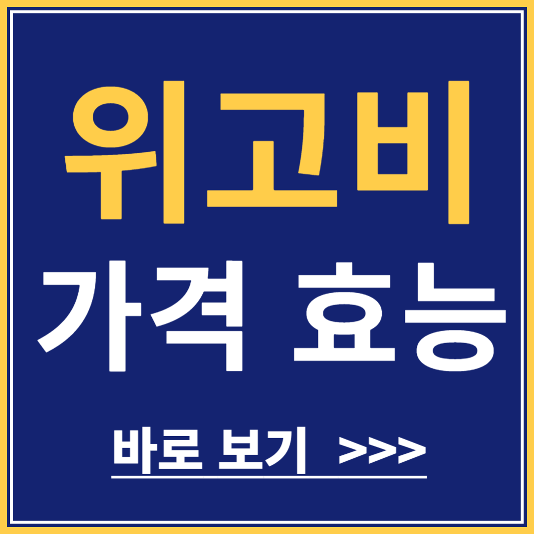 비만 치료제 위고비 가격 효능 부작용