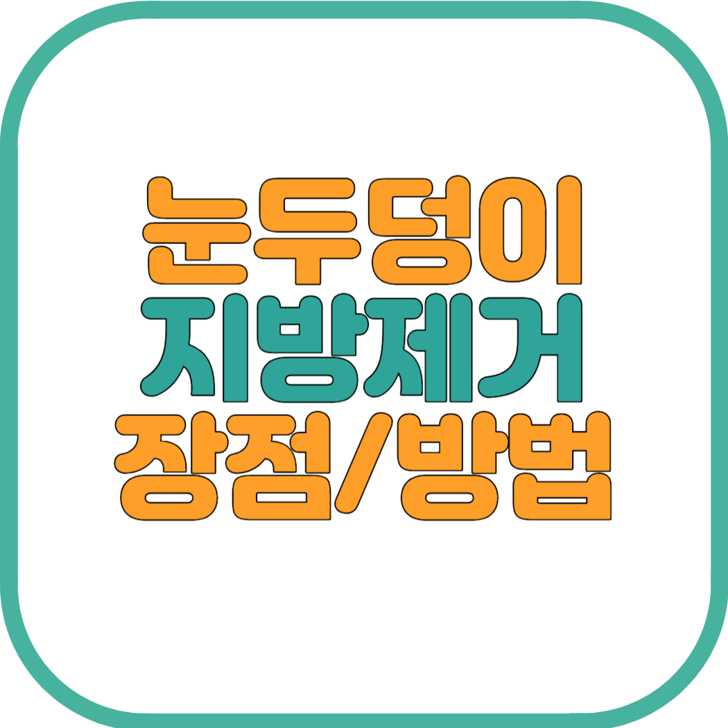 눈두덩이 지방제거