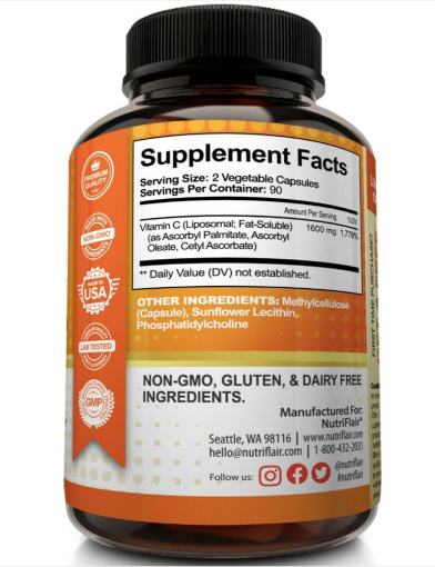 리포좀 비타민C 효능 추천 깔끔히 정리