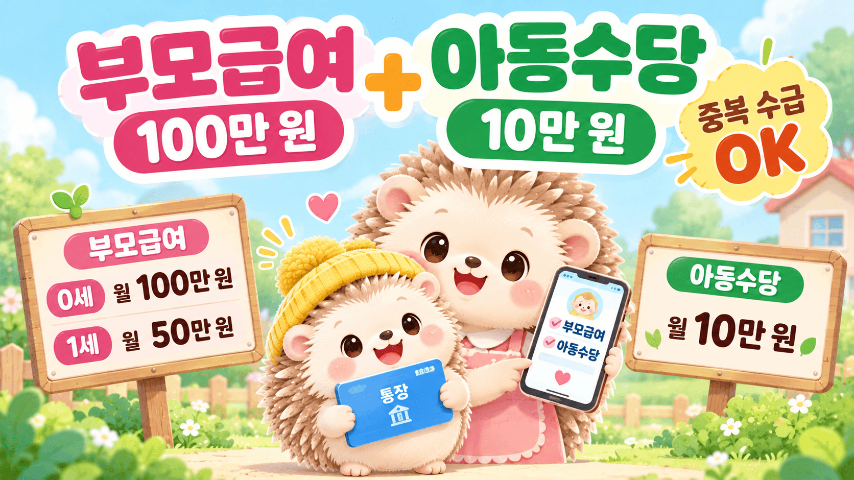 부모급여와 아동수당