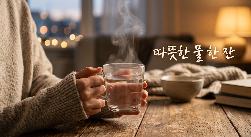 따뜻한 물 한잔