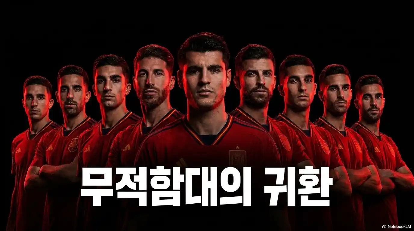 무적함대 스페인 축구대표팀 선수단 이미지