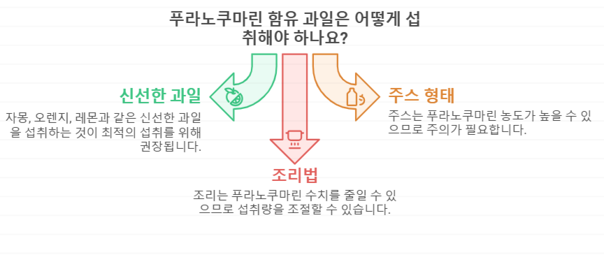 푸라노쿠마린 섭취