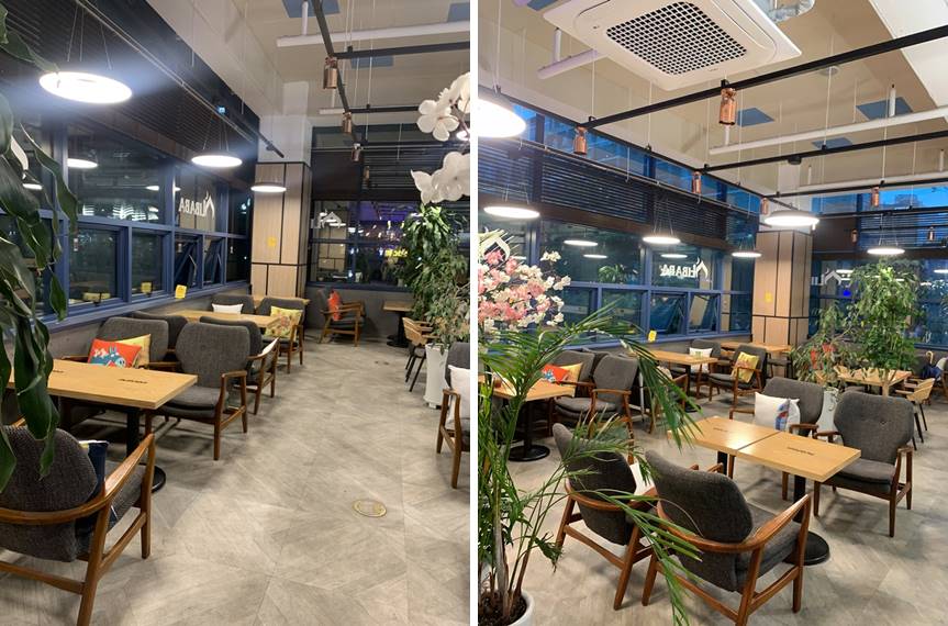 알리바바 내부 왼편