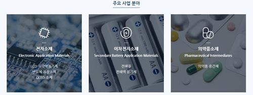 천보 주요 사업 분야