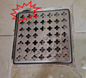 배수구 몰타르 탈락누수