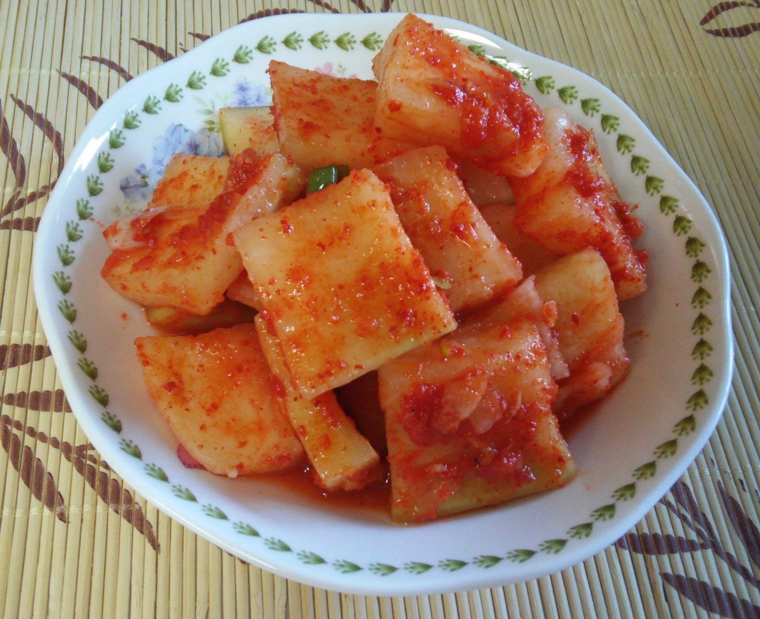 석박지 깍두기 담그는법