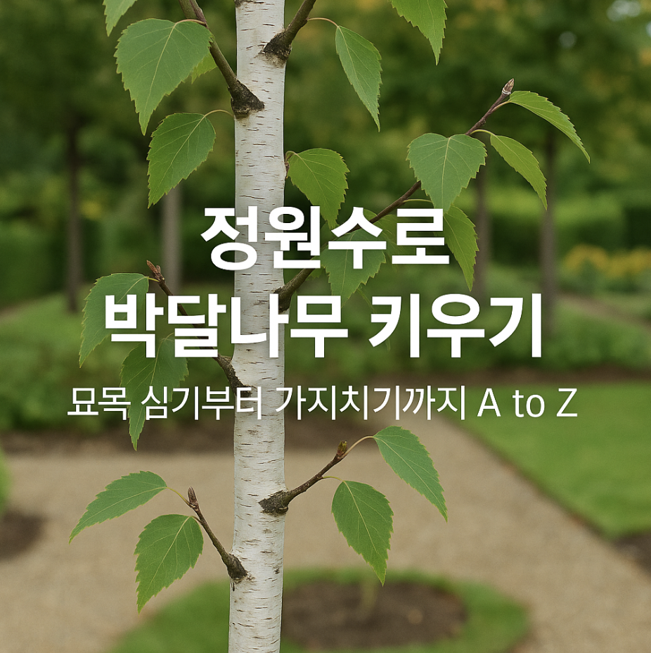 정원수로 박달나무 키우기, 묘목 심기부터 가지치기까지 A to Z