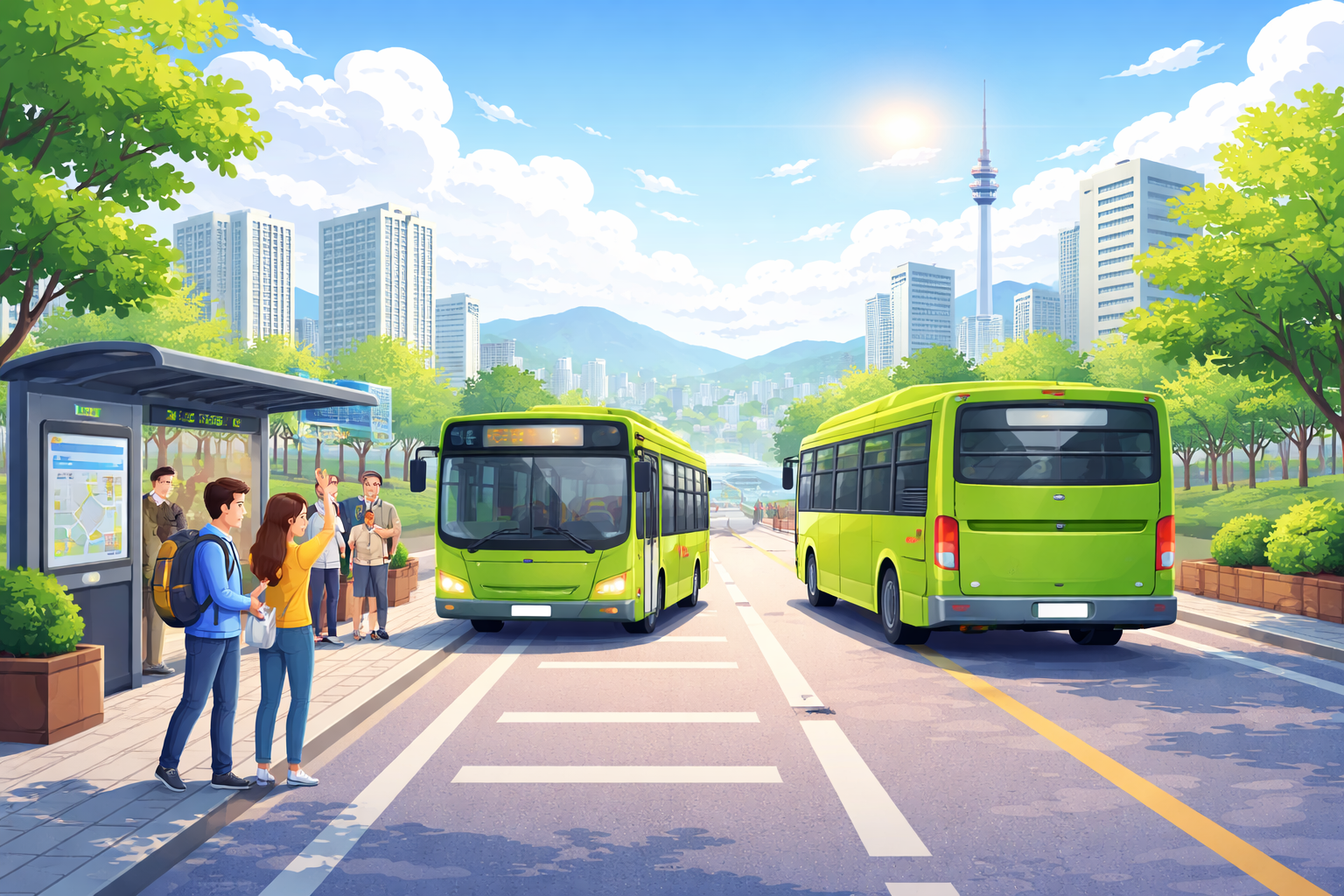 평택 시내버스 시간표 확인방법 총정리|요금·환승시간·도착시간 조회까지 관련 사진