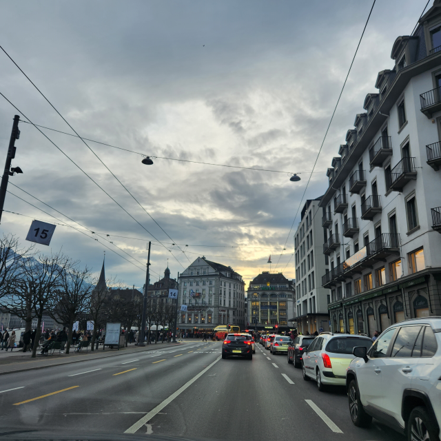 스위스 루체른 시내 풍경